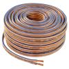 The Wires Zone Car Home Audio Speaker Wire Transparent Clear Cable 14AWG 14/2 Gauge (100 feet) view 1