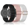 Bolesi 3 Pack 18mm Stretchy Nylon Watch Bands for Garmin Venu 2S/Venu 3S/Venu 4 41mm, Quick Release Wristband Loop Elastic Strap for Vivoactive 4S/ Vivomove 3S/Forerunner 265s/255s Men Women view 1