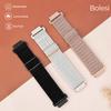 Bolesi 3 Pack 18mm Stretchy Nylon Watch Bands for Garmin Venu 2S/Venu 3S/Venu 4 41mm, Quick Release Wristband Loop Elastic Strap for Vivoactive 4S/ Vivomove 3S/Forerunner 265s/255s Men Women view 2