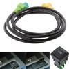 Black Plastic + Metal USB Car Switch Socket + Cable for RCD510 RCD310 view 2