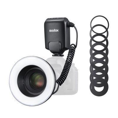Godox ML150II Macro Ring Flash on Camera Ring Flash Light GN12 CCT 5800K200K for Fuji, for Canon, for Nikon, for Sony, for Olympus Camera