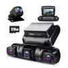 PRUVEEO 360 Degree View 4 Channel Dash Cam Front and Rear Inside Left Right, Dash Camera for Cars, Built-in GPS WiFi Night Vision, 24/7 Recording Parking Mode Monitor, Free 128G Card view 1