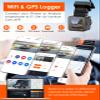 Bundle: Vantrue E1 Lite 1080P WiFi Mini Dash Cam + CPLantrue E1 Lite 1080P WiFi Mini Dash Cam with GPS and Speed, Free App, Voice Control Detachable Dash Camera, 24 Hours Parking Mode, Night Vision view 3