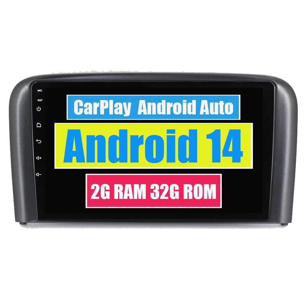 RoverOne Car Radio GPS for Volvo S80 1996-2006 Android Multimedia Player Navigation Stereo Bluetooth CarPlay Android Auto DSP