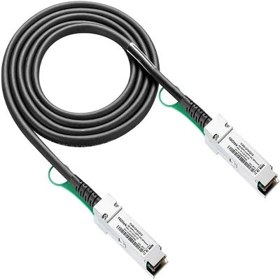 10Gtek 40G QSFP+ DAC Cable - 40GBASE-CR4 Passive Direct Attach Copper Twinax QSFP Cable for Dell Force10 CBL-QSFP-40GE-PASS-1.5M Devices, 1.5-Meter