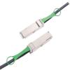 10Gtek 40G QSFP+ DAC Cable - 40GBASE-CR4 Passive Direct Attach Copper Twinax QSFP Cable for Dell Force10 CBL-QSFP-40GE-PASS-1.5M Devices, 1.5-Meter view 2
