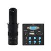 Microscope Kit 1/2" 1080P Video Microscope Camera 100X 130X 180X 200X 300X 500X C Mount Zoom Lens Microscope Lens Adapters (Color : with 180x Lens) view 1