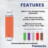 Paintechz Custom Classic USB Flash Drives 300 Pack, Personalized Logo Bulk - as Corporate Gifts and Promotional Giveaways - 8GB view 2