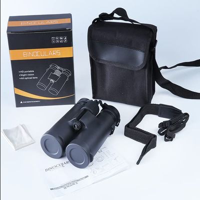 Binoculars 10x42 Long Range HD High Power Telescope Optical Glass Lens Low Light Night Vision for Hunting Sports Scope