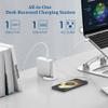 2 inch Desk Power Grommet with PD 20W USB C,Ultra-Flat Plug Power Strip,Recessed Outlet,Desktop Power Grommet for Office PC Desk Cable Cord Cover,Table Outlets for Home, Office,6 ft Cable(White) view 2
