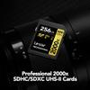 Lexar Professional 2000x 128GB SDXC UHS-II Card, Up to 300MB/s Read, for DSLR, Cinema-Quality Video Cameras & Professional 1667x 128GB (2-Pack) SDXC UHS-II Cards, Up to 250MB/s Read view 3