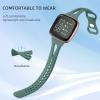 Odbeai 4 Pack Slim Sport Bands Compatible with Fitbit Versa 2 / Versa/Versa Lite/Versa SE Versa 2 Bands Women MenThin & Breathable Soft Silicone Replacement Wrist Bands for Versa Watch view 4