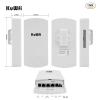 Outdoor Wireless Bridge, KuWFi 5.8G 3KM Transmission WiFi Point to Point Wireless Ethernet Bridge Router, with 3 RJ45 LAN Ports, Pre-Program, 48V PoE, 2-Packs view 2