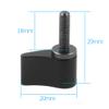 FEICHAO M4*14mm Handle Thumb Screw Adjustable Hand-Tighten Locking Flat Screws for SLR Photography Accessories (10 pcs,Black) view 2