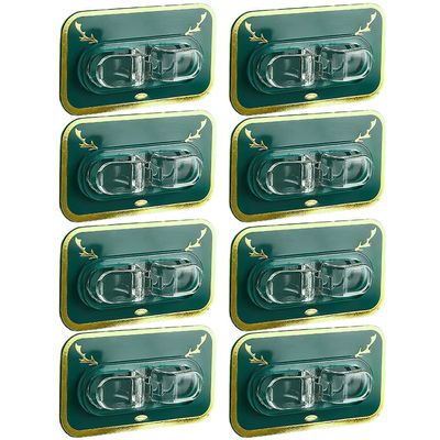Housoutil 8pcs Cable Organizer Clips for Desk Self-adhesive Wire Management Power Cord Holder for Suitable for Surfaces