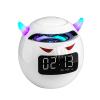 MBETA Little Devil Bluetooth Speaker Clock Alarm Clock Audio Mini Subwoofer Card-Inserting view 4