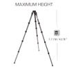 3 Legged Thing Legends Jay Carbon Fibre Levelling Base Tripod - Adjustable Camera and Video Levelling-Base Travel Tripod with 3 Detachable Legs - Darkness (Matte Black) (JAYDARK) view 2