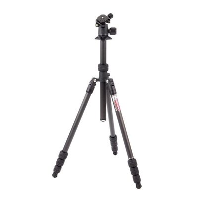 3 Legged Thing Punks Billy 2.0 Carbon Fibre Travel-Friendly Tripod - Compact & Adjustable Camera Tripod with Three Detachable Legs - Darkness (Matte Black) (BILLYDARK2.0)