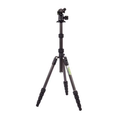 3 Legged Thing Punks Brian 2.0 Carbon Fibre Travel-Friendly Tripod - Compact & Adjustable Camera Tripod with Three Detachable Legs - Darkness (Matte Black) (BRIANDARK2.0)