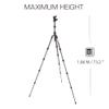 3 Legged Thing Punks Brian 2.0 Carbon Fibre Travel-Friendly Tripod - Compact & Adjustable Camera Tripod with Three Detachable Legs - Darkness (Matte Black) (BRIANDARK2.0) view 3