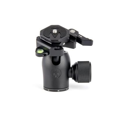 3 Legged Thing AirHed Pro Lever Tripod Head - 360 Degree Arca Swiss Compatible for Heavier Cameras with Detachable Lever Clamp - Tripod and Monopod Compatible - Darkness (Matte Black) (AHPRO-LV-Dark)