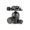 3 Legged Thing AirHed Pro Tripod Head with 360 Degree Panning Base, Arca-Swiss Compatible Ball Head Suitable for Heavier Cameras - Tripod and Monopod Compatible - Darkness (Matte Black) (AHPRODARK) view 2