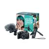 Canon EOS R10 Content Creator Kit, Mirrorless Vlogging Camera with RF-S18-45mm F4.5-6.3 is STM Lens, Tripod and Stereo Microphone, 24.2 Megapixel CMOS (APS-C) Sensor, 4K Video, Black view 1