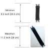 EGOSecurity Hand-Strap for 9-11 Inch Tablets - iPad/iPad Pro/Air, Kindle Fire HD/Samsung/Lenovo, High-Elasticity Versatile Hand Strap, Lightweight Finger Grip Holder (Black) - 2PC view 4