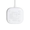 Amazon Basics Power Strip Cube 3 Outlet 3 USB Ports, 1 USB-C(15W) and 2 USB-A(12W), 5 ft Extension Cord, Home, Office, Travel, White view 3