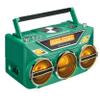 Retro Studebaker Avanti Stereo Boombox with CD, FM Stereo Radio, Bluetooth Receive and Transmit, LED Light Show and 15W Subwoofer for High Power Bass (Teal) view 3