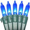 Holiday Essence Blue LED Xmas String Light 100 Count Green Wire 26.9 Ft Incandescent Hanukkah Traditional Light for Indoor Outdoor Home Dcor, Wedding Lighting Decoration view 1