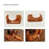 Camera Case Brown Anti-Skid PU Leather Protective Half Body Cover Base Case with Bottom Opening Version for Leica Q2 Camera, Brown, half body base case view 2