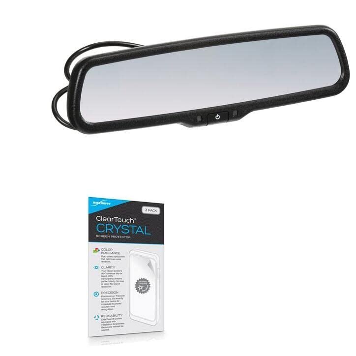 BoxWave Screen Protector Compatible with BOYO Vision VTM43ME - ClearTouch Crystal (2-Pack), HD Film Skin - Shields from Scratches