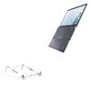BoxWave Stand and Mount Compatible with Lenovo ThinkPad X13 (20WK) - Pocket Aluminum Stand 3-in-1, Portable Multi Angle Viewing Riser - Metallic Silver view 1
