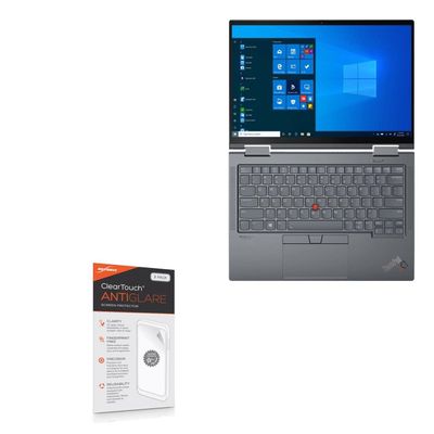 BoxWave Screen Protector Compatible with Lenovo ThinkPad X1 Yoga (20XY) - ClearTouch Anti-Glare (2-Pack), Anti-Fingerprint Matte Film Skin