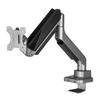 Amer Mounts - Single Heavy Duty Monitor Clamp Grommet Mount with Articulating Arm - Supports 17" - 35" Standard LCD Flat Screen Display - HYDRA1HDB view 4