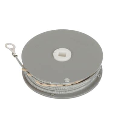 TekMA Arbor Mounted Reel, 6-10 lb 60" Retract 3/32" Nylon Coat Steel Cable
