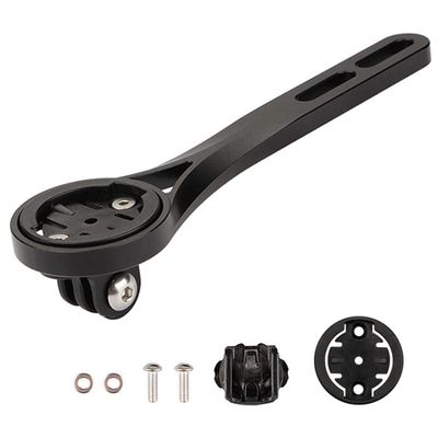 ihreesy Bike Computer Mount,Bike Stem Extension Mount Bicycle Camera Mount Adapter Bicycle Handlebar Mount Clamp Bracket Accessories