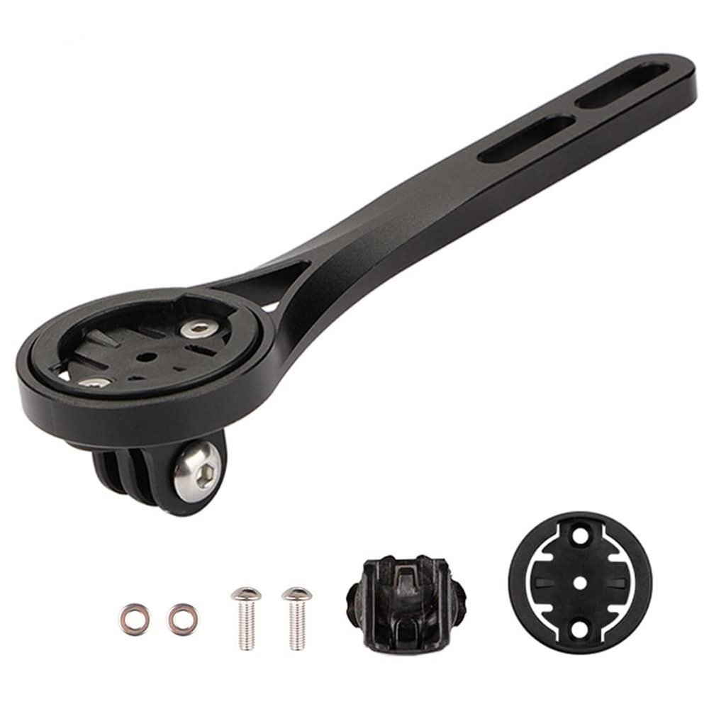 ihreesy Bike Computer Mount,Bike Stem Extension Mount Bicycle Camera Mount Adapter Bicycle Handlebar Mount Clamp Bracket Accessories