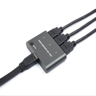 waveshare HDMI Switcher 3 in 1 Out 4K HD HDMI Switcher Splitter,Support 4K/2K@30Hz and 4K/2K (YCbCr420)@60Hz Resolution,HDMI 1.4b,DVI1.0,Compatible with Raspberry Pi, PC, Smartphone