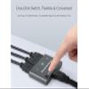 waveshare HDMI Switcher 3 in 1 Out 4K HD HDMI Switcher Splitter,Support 4K/2K@30Hz and 4K/2K (YCbCr420)@60Hz Resolution,HDMI 1.4b,DVI1.0,Compatible with Raspberry Pi, PC, Smartphone view 3