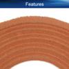 Juvielich 6.3" x 2.97" Speaker Repair Spider Subwoofer Bass Loudspeaker Replacement Speaker Accessories Spider 1Pcs view 3