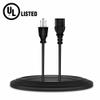 FITE ON 6ft UL Power Cord Cable Charger for Yamaha DBR15 15" 2-Way Powered Loudspeaker view 4