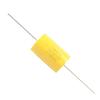 Juvielich Axial Lead Type Polypropylene Film Capacitor Cylindrical 100V DC 12.0uF 23 * 35mm Yellow for Audio Divider 1pcs view 1