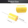Juvielich Axial Lead Type Polypropylene Film Capacitor Cylindrical 100V DC 12.0uF 23 * 35mm Yellow for Audio Divider 1pcs view 4