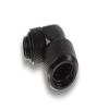 Alphacool Eiszapfen 16mm HardTube Compression Fitting, 90 Degree Rotary, Deep Black, 4-Pack view 3
