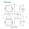 Seco-Larm SH-816S-SMQ/A Enforcer 4-in-1 Multi-Purpose Siren/Strobe, Amber view 3