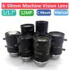 Microscope Kit 12MP Manual Fixed Focal 1/1.7" Industrial Camera 6mm 8mm 12mm 16mm 25mm 35mm 50 Microscope Lens Adapters (Color : 50mm) view 2