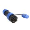 SZRMCC TY28 Waterproof Connector 5Pin 25A Solder-Free Male Female Aviation Connector Quick Disconnect Screw Crimp Electrical Wire Connector view 3