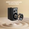 STUDIOFINIX 6.5 Inch Outdoor Speakers Waterproof Wired 400W Wall Mount Speakers Passive, Suitable use for Indoor, Patio,Covered Deck,Porch,Pool Side (Black) view 2